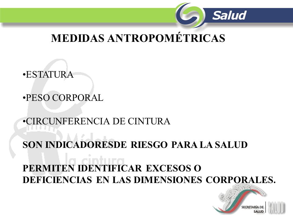 Para que me sirven las medidas antropometricas
